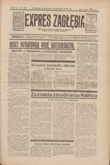 Expres Zagłębia : jedyny organ demokratyczny niezależny woj. kieleckiego. R.8, nr 286 (16 października 1933)