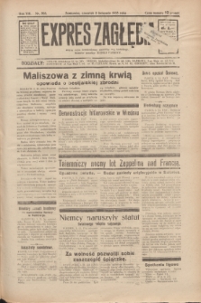 Expres Zagłębia : jedyny organ demokratyczny niezależny woj. kieleckiego. R.8, nr 303 (2 listopada 1933)