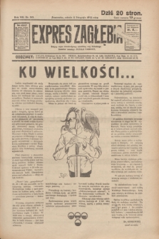 Expres Zagłębia : jedyny organ demokratyczny niezależny woj. kieleckiego. R.8, nr 312 (11 listopada 1933)