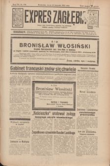 Expres Zagłębia : jedyny organ demokratyczny niezależny woj. kieleckiego. R.8, nr 316 (15 listopada 1933)