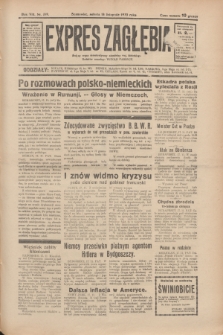 Expres Zagłębia : jedyny organ demokratyczny niezależny woj. kieleckiego. R.8, nr 319 (18 listopada 1933)