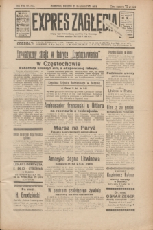 Expres Zagłębia : jedyny organ demokratyczny niezależny woj. kieleckiego. R.8, nr 327 (26 listopada 1933)