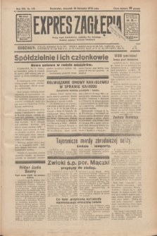 Expres Zagłębia : jedyny organ demokratyczny niezależny woj. kieleckiego. R.8, nr 331 (30 listopada 1933)