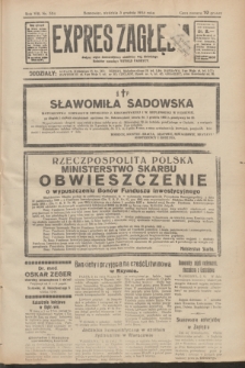 Expres Zagłębia : jedyny organ demokratyczny niezależny woj. kieleckiego. R.8, nr 334 (3 grudnia 1933)