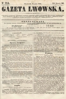 Gazeta Lwowska. 1853, nr 214