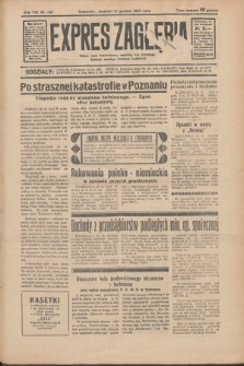 Expres Zagłębia : jedyny organ demokratyczny niezależny woj. kieleckiego. R.8, nr 347 (17 grudnia 1933)