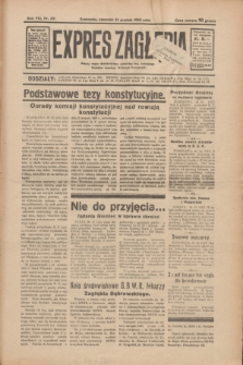 Expres Zagłębia : jedyny organ demokratyczny niezależny woj. kieleckiego. R.8, nr 351 (21 grudnia 1933)