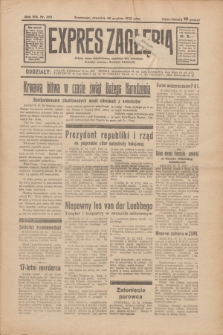 Expres Zagłębia : jedyny organ demokratyczny niezależny woj. kieleckiego. R.8, nr 355 (28 grudnia 1933)