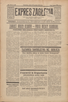 Expres Zagłębia : jedyny organ demokratyczny niezależny woj. kieleckiego. R.8, nr 357 (30 grudnia 1933)