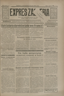 Expres Zagłębia : jedyny organ demokratyczny niezależny woj. kieleckiego. R.9, nr 14 (15 stycznia 1934)
