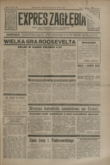 Expres Zagłębia : jedyny organ demokratyczny niezależny woj. kieleckiego. R.9, nr 16 (17 stycznia 1934)