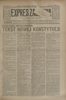 Expres Zagłębia : jedyny organ demokratyczny niezależny woj. kieleckiego. R.9, nr 28 (29 stycznia 1934)