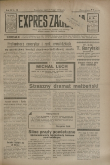 Expres Zagłębia : jedyny organ demokratyczny niezależny woj. kieleckiego. R.9, nr 32 (2 lutego 1934)