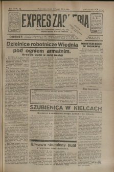 Expres Zagłębia : jedyny organ demokratyczny niezależny woj. kieleckiego. R.9, nr 44 (14 lutego 1934)