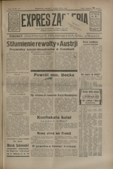 Expres Zagłębia : jedyny organ demokratyczny niezależny woj. kieleckiego. R.9, nr 47 (17 lutego 1934)