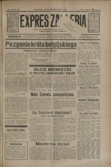 Expres Zagłębia : jedyny organ demokratyczny niezależny woj. kieleckiego. R.9, nr 50 (20 lutego 1934)