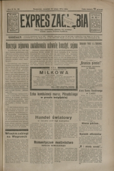 Expres Zagłębia : jedyny organ demokratyczny niezależny woj. kieleckiego. R.9, nr 52 (22 lutego 1934)