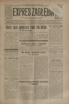 Expres Zagłębia : jedyny organ demokratyczny niezależny woj. kieleckiego. R.9, nr 110 (23 kwietnia 1934)