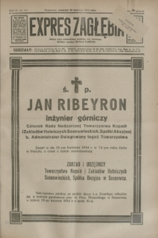 Expres Zagłębia : jedyny organ demokratyczny niezależny woj. kieleckiego. R.9, nr 113 (26 kwietnia 1934)
