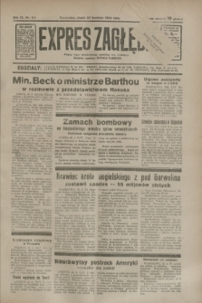 Expres Zagłębia : jedyny organ demokratyczny niezależny woj. kieleckiego. R.9, nr 114 (27 kwietnia 1934)