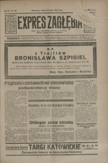 Expres Zagłębia : jedyny organ demokratyczny niezależny woj. kieleckiego. R.9, nr 142 (26 maja 1934)