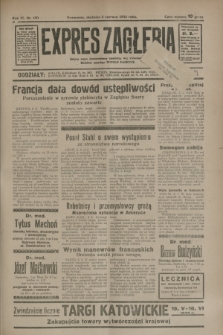 Expres Zagłębia : jedyny organ demokratyczny niezależny woj. kieleckiego. R.9, nr 150 (3 czerwca 1934)