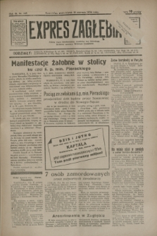 Expres Zagłębia : jedyny organ demokratyczny niezależny woj. kieleckiego. R.9, nr 165 (18 czerwca 1934)