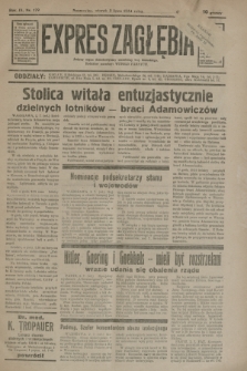 Expres Zagłębia : jedyny organ demokratyczny niezależny woj. kieleckiego. R.9, nr 179 (3 lipca 1934)