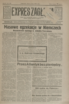 Expres Zagłębia : jedyny organ demokratyczny niezależny woj. kieleckiego. R.9, nr 180 (4 lipca 1934)