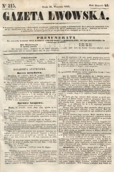 Gazeta Lwowska. 1853, nr 215