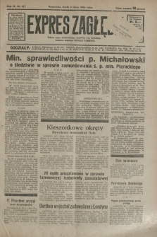 Expres Zagłębia : jedyny organ demokratyczny niezależny woj. kieleckiego. R.9, nr 187 (11 lipca 1934)
