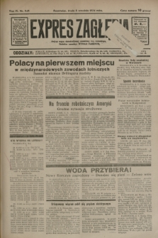 Expres Zagłębia : jedyny organ demokratyczny niezależny woj. kieleckiego. R.9, nr 243 (5 września 1934)