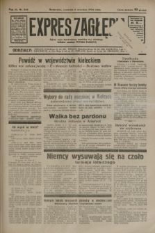 Expres Zagłębia : jedyny organ demokratyczny niezależny woj. kieleckiego. R.9, nr 244 (6 września 1934)