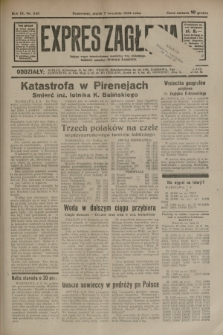 Expres Zagłębia : jedyny organ demokratyczny niezależny woj. kieleckiego. R.9, nr 245 (7 września 1934)