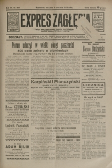Expres Zagłębia : jedyny organ demokratyczny niezależny woj. kieleckiego. R.9, nr 247 (9 września 1934)