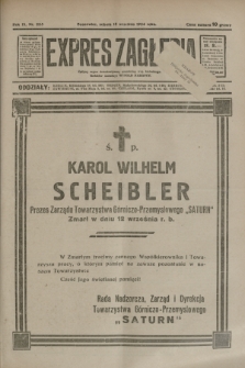 Expres Zagłębia : jedyny organ demokratyczny niezależny woj. kieleckiego. R.9, nr 253 (15 września 1934)