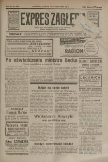 Expres Zagłębia : jedyny organ demokratyczny niezależny woj. kieleckiego. R.9, nr 254 (16 września 1934)