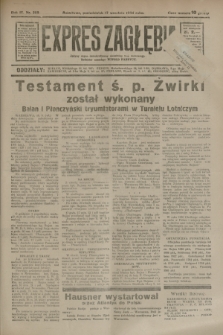 Expres Zagłębia : jedyny organ demokratyczny niezależny woj. kieleckiego. R.9, nr 255 (17 września 1934)