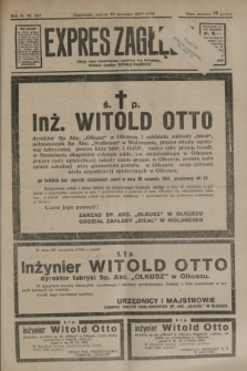 Expres Zagłębia : jedyny organ demokratyczny niezależny woj. kieleckiego. R.9, nr 267 (29 września 1934)