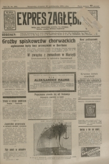 Expres Zagłębia : jedyny organ demokratyczny niezależny woj. kieleckiego. R.9, nr 293 (25 października 1934)