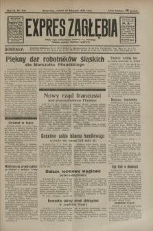 Expres Zagłębia : jedyny organ demokratyczny niezależny woj. kieleckiego. R.9, nr 309 (10 listopada 1934)
