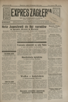 Expres Zagłębia : jedyny organ demokratyczny niezależny woj. kieleckiego. R.9, nr 322 (23 listopada 1934)