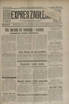 Expres Zagłębia : jedyny organ demokratyczny niezależny woj. kieleckiego. R.9, nr 323 (24 listopada 1934)