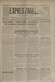 Expres Zagłębia : jedyny organ demokratyczny niezależny woj. kieleckiego. R.9, nr 327 (28 listopada 1934)