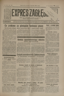 Expres Zagłębia : jedyny organ demokratyczny niezależny woj. kieleckiego. R.9, nr 347 (19 grudnia 1934)