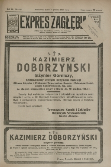 Expres Zagłębia : jedyny organ demokratyczny niezależny woj. kieleckiego. R.9, nr 349 (21 grudnia 1934)
