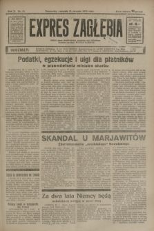Expres Zagłębia : jedyny organ demokratyczny niezależny woj. kieleckiego. R.10, nr 31 (31 stycznia 1935)