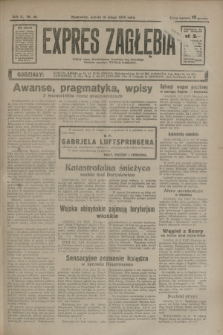 Expres Zagłębia : jedyny organ demokratyczny niezależny woj. kieleckiego. R.10, nr 46 (16 lutego 1935)