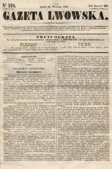 Gazeta Lwowska. 1853, nr 218