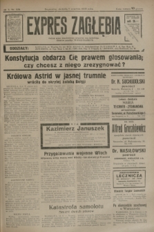 Expres Zagłębia : jedyny organ demokratyczny niezależny woj. kieleckiego. R.10, nr 238 (1 września 1935)